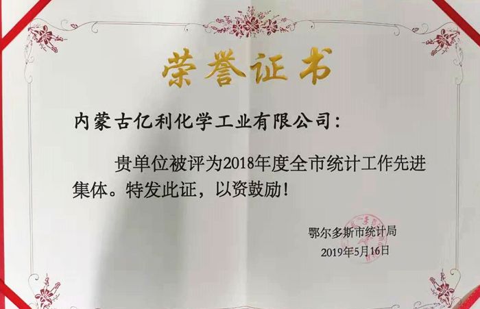 2018年度全市統計工作先進集體